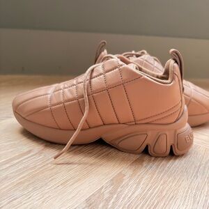 Burberry Classic Quilted Leather Sneaker (Women) DARK BISCUIT, Size 7US / 37EU